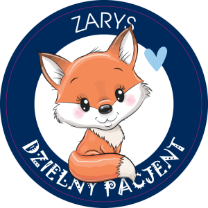 Naklejki Dzielny Pacjent (wzór Lis) 200 szt.